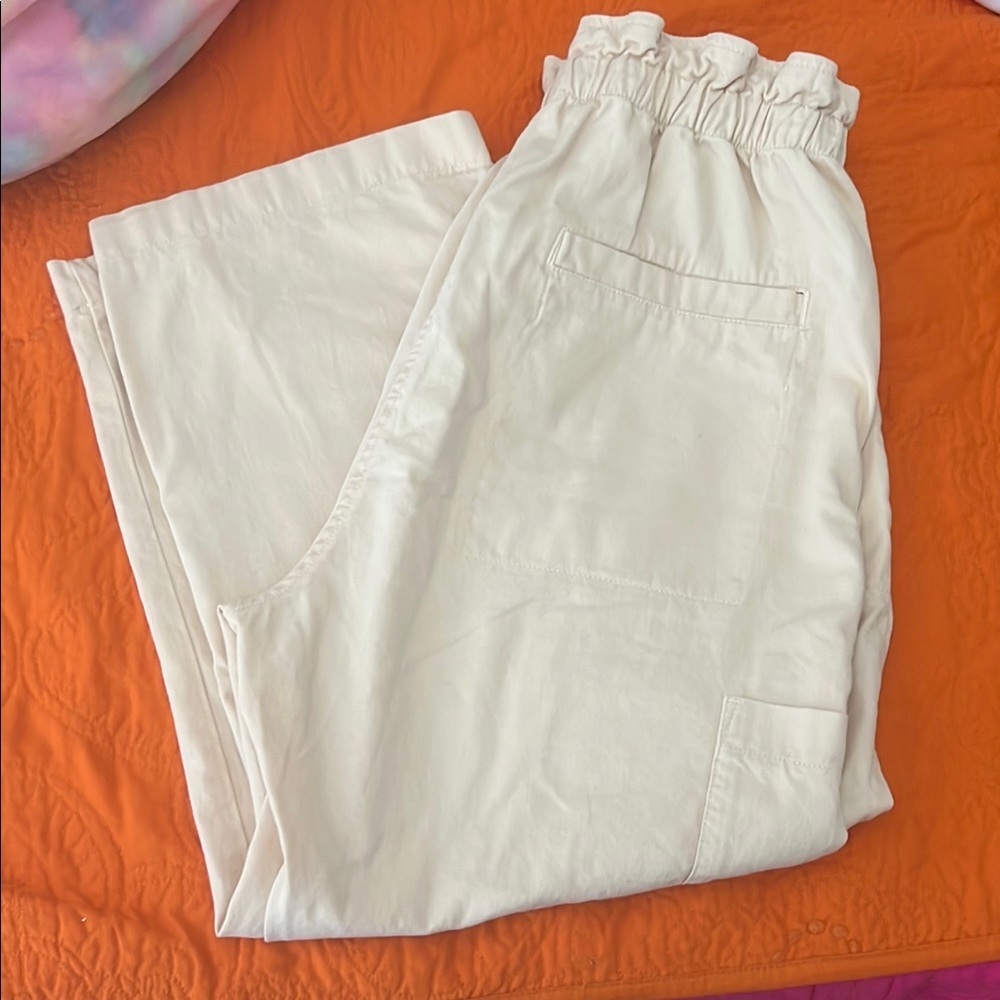By Anthropologie Paperbag Crop Pants size small